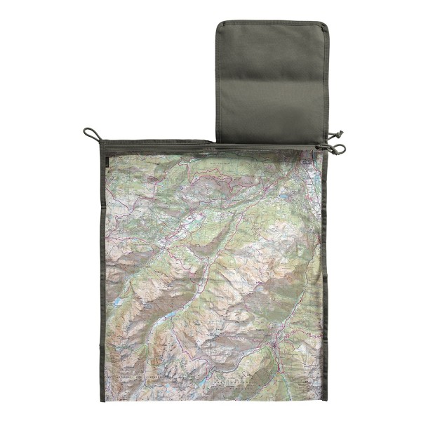 Porte-carte avec poche Expédition vert olive 