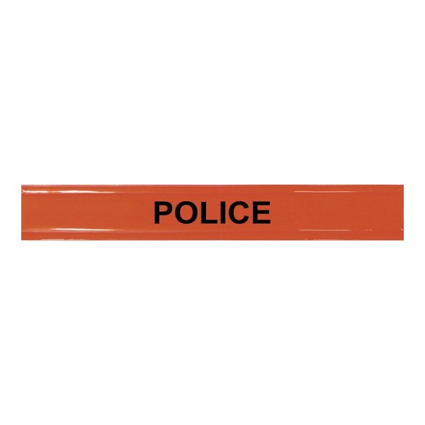 Brassard Roll Strap® fluorescent et rétro-réfléchissant POLICE 