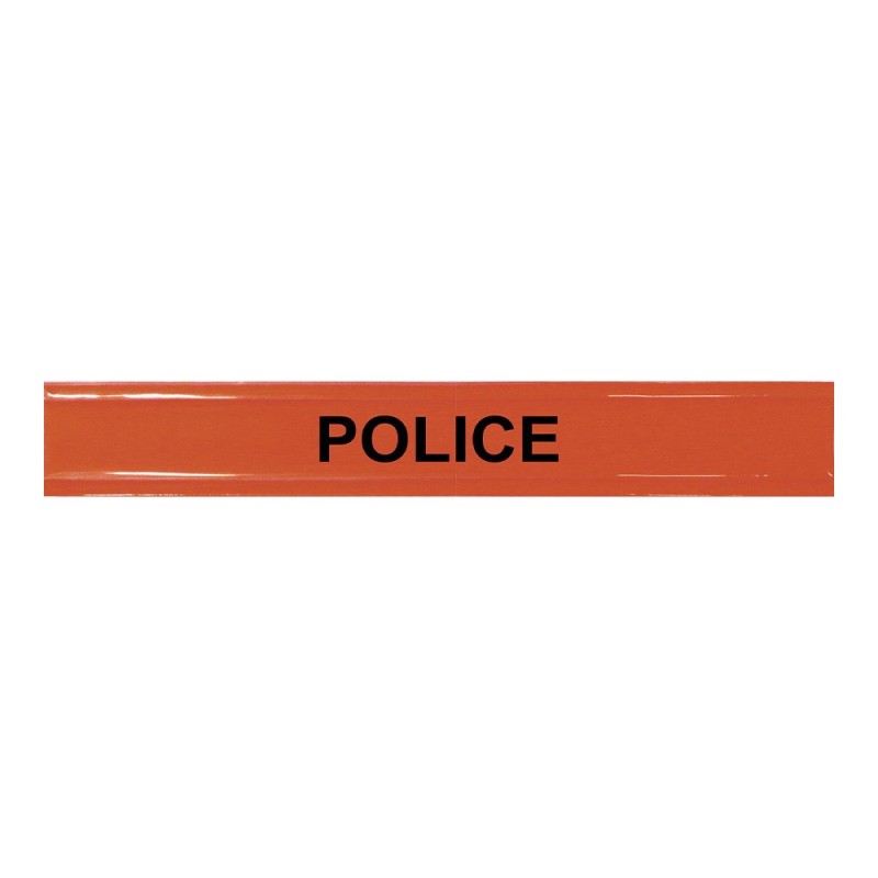 Brassard Roll Strap® fluorescent et rétro-réfléchissant POLICE Brassard Roll Strap® fluorescent et rétro-réfléchissant POLICE