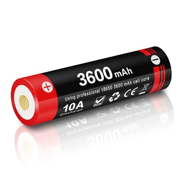 Batterie rechargeable prise micro USB pour lampe 360X1/XT12GT/XT12S/XT2CR 