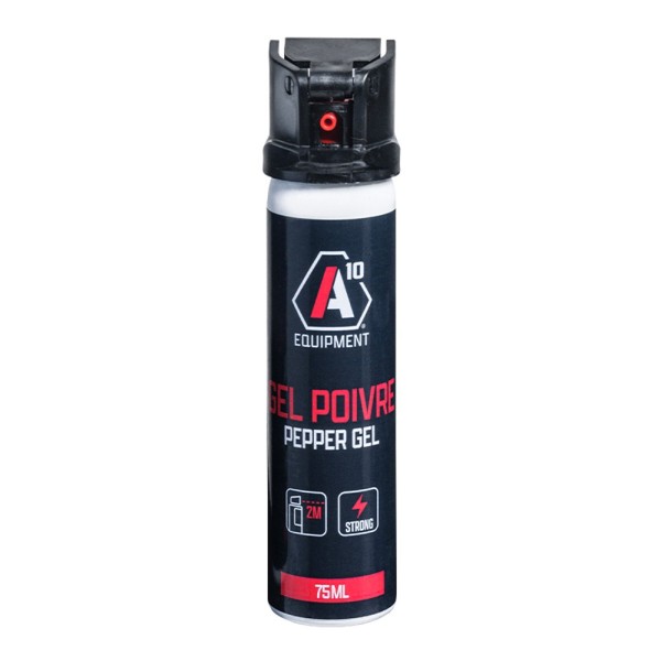 Aérosol lacrymogène anti-agression gel poivre 75 ml 