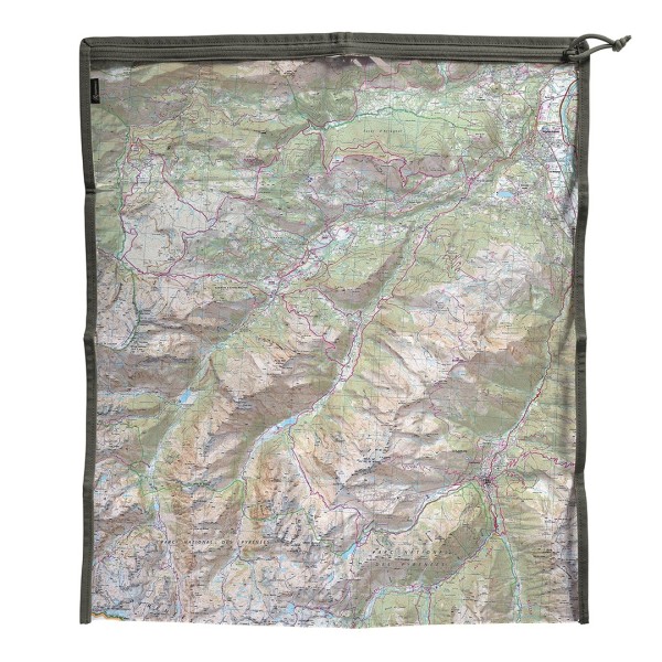 Porte-carte transparent Expédition vert olive 