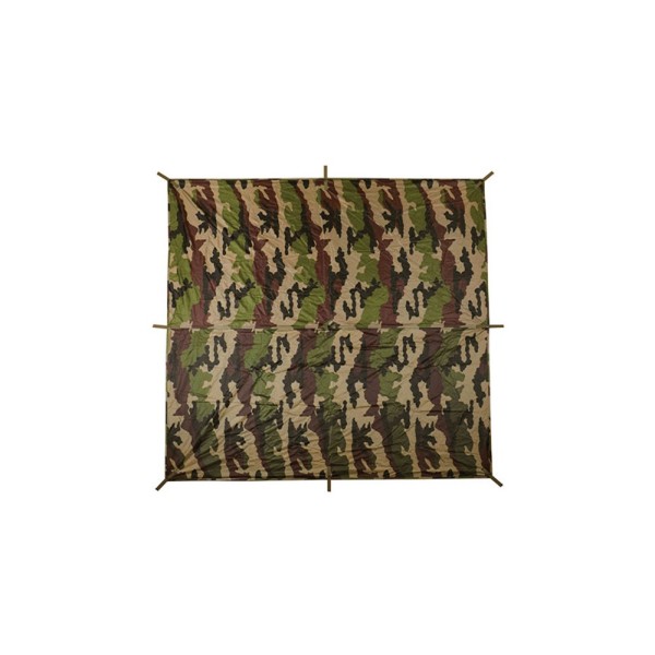Bâche terrain 2 x 2 m Ultra-Light camo FR/CE 
