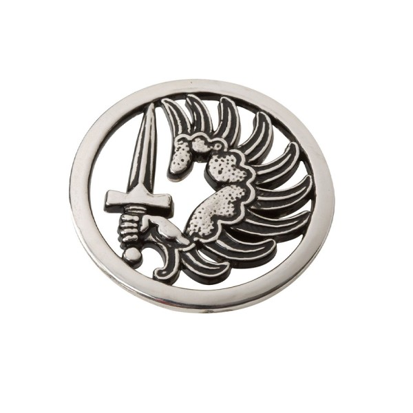 Insigne de béret argenté Troupes Aéroportées Métropolitaines 