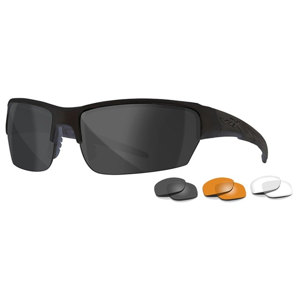 Lunettes de protection balistiques Saint verres fumé/incolore/orange 