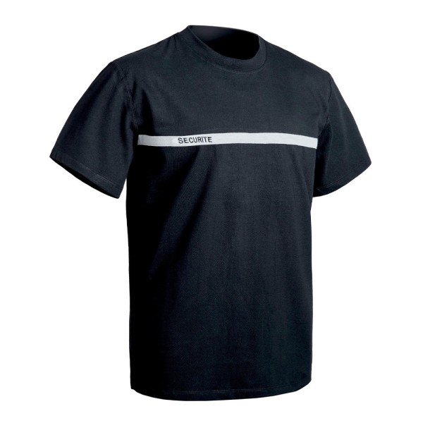 T-shirt Sécu-One Airflow sécurité bande grise 