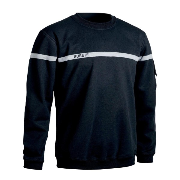 Sweat Sécu-One sûreté bande grise 