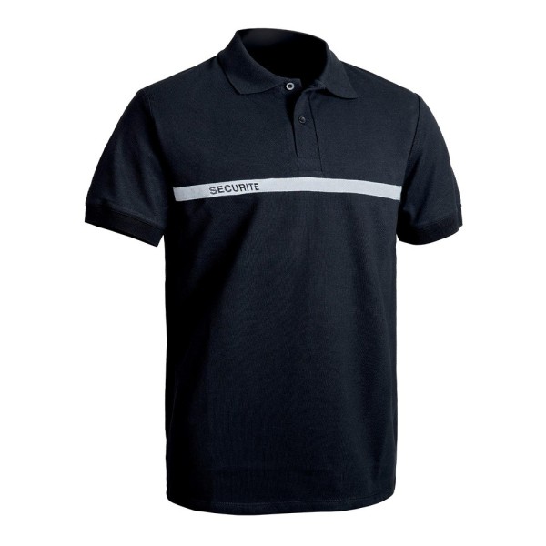 Polo Sécu-One sécurité bande grise 