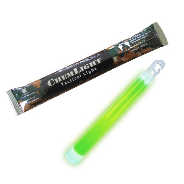 Bâton lumineux ChemLight® 15 cm - 12 heures vert 