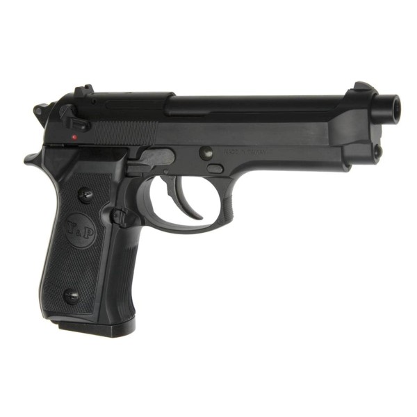 Réplique pistolet M92 gaz Noir GNB 