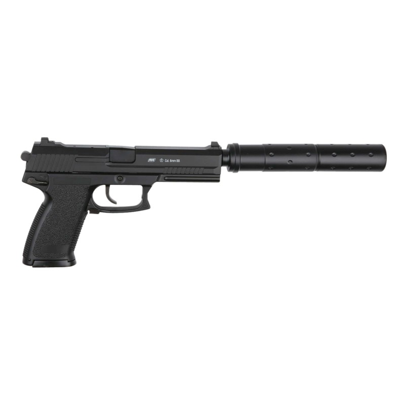 Réplique airsoft pistolet MK23 full set Noir gaz GNB