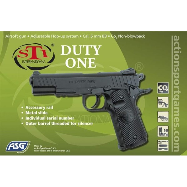 Réplique pistolet STI DUTY ONE CO2 GNB 