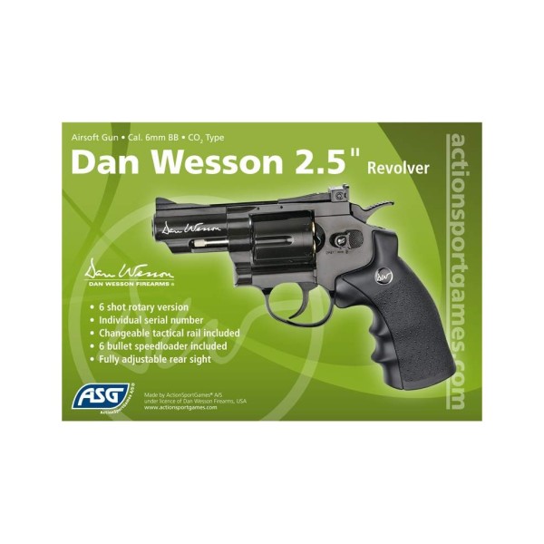 Réplique revolver Dan Wesson 2.5'' CO2 