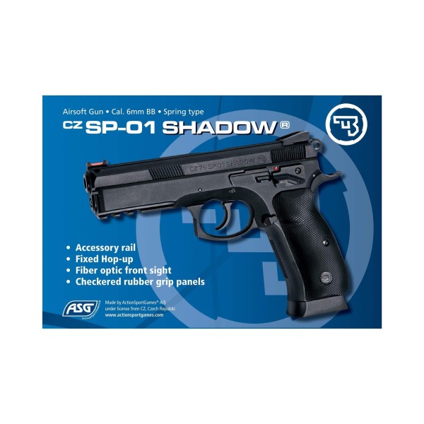 Réplique CZ SP01 Shadow ressort 