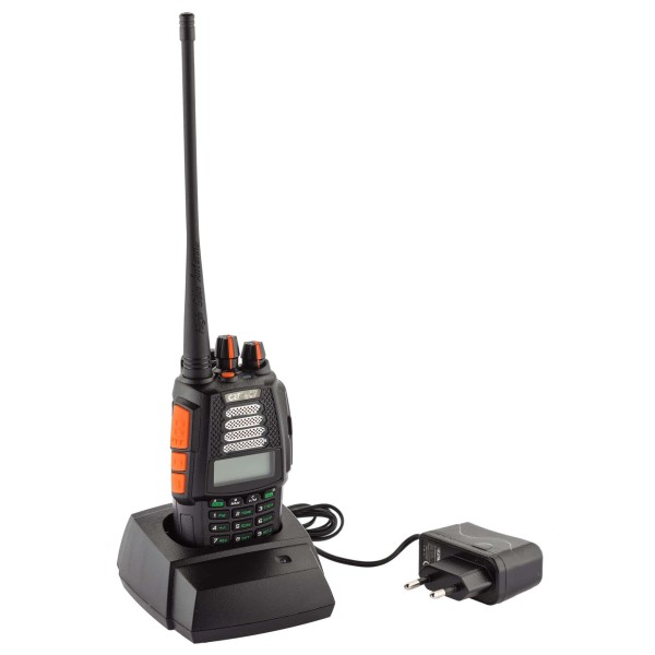 Talkie 4CF bibande VHF/UHF et radio FM - CRT France 