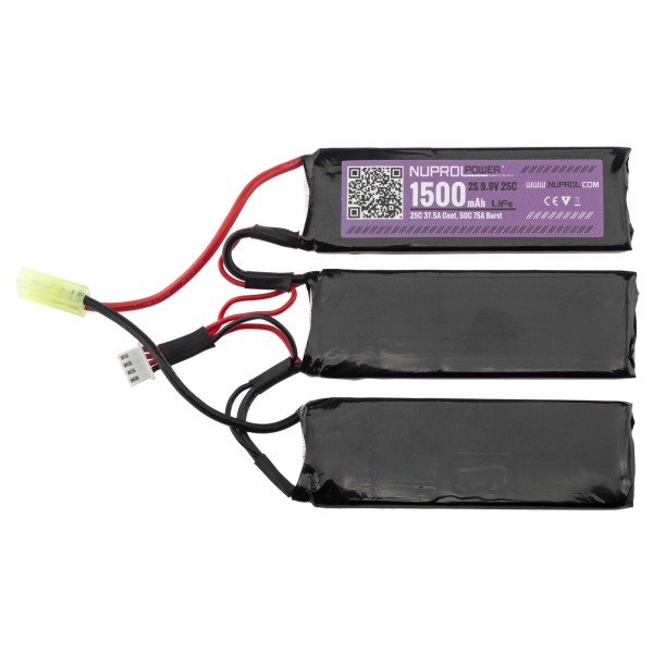 Batterie Li-Fe power 9,9 v 1500 mah 25 c nunchunck 