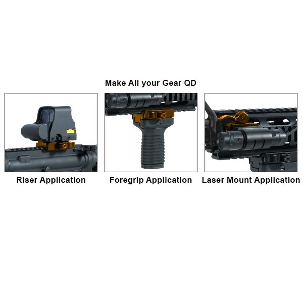 Rail UTG 0.6'' - 5 slots 