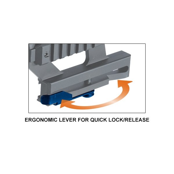 Rail de Montage AK à glisser 3,3'' - UTG pro 