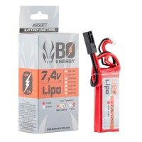1 stick batterie Lipo 2S 7.4V 800mAh 25C 