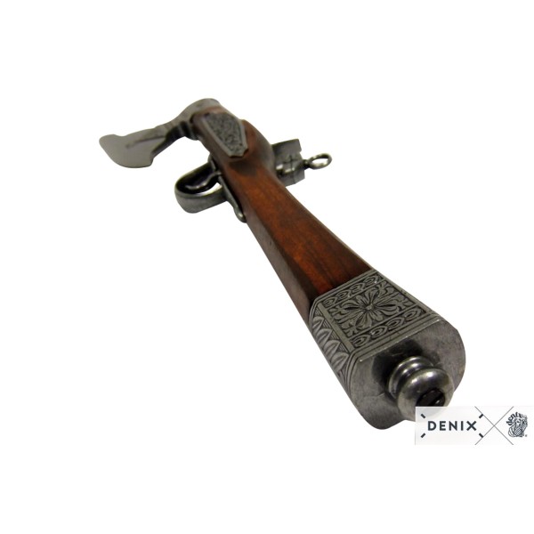 Réplique décorative Denix de pistolet hache du XVIIème siècle 