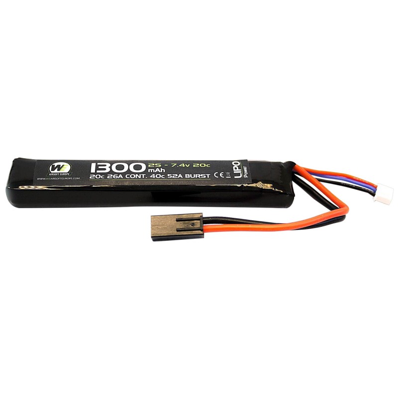 Batterie LiPo stick 7,4 v/1300 mAh 