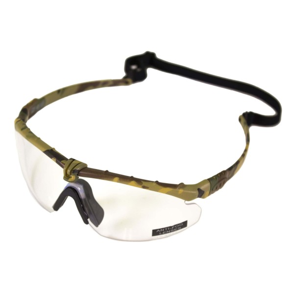 Lunettes Battle Pro Thermal Camo/Clear avec insert - Nuprol 