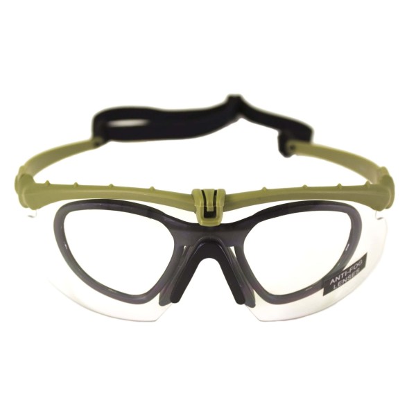 Lunettes Battle Pro Thermal Camo/Clear avec insert - Nuprol 