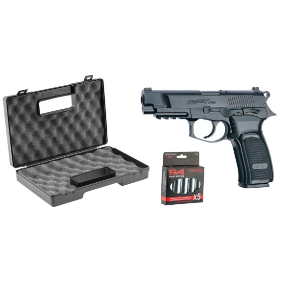 Pack Bersa- CO2 + mallette ABS + 5 CO2 