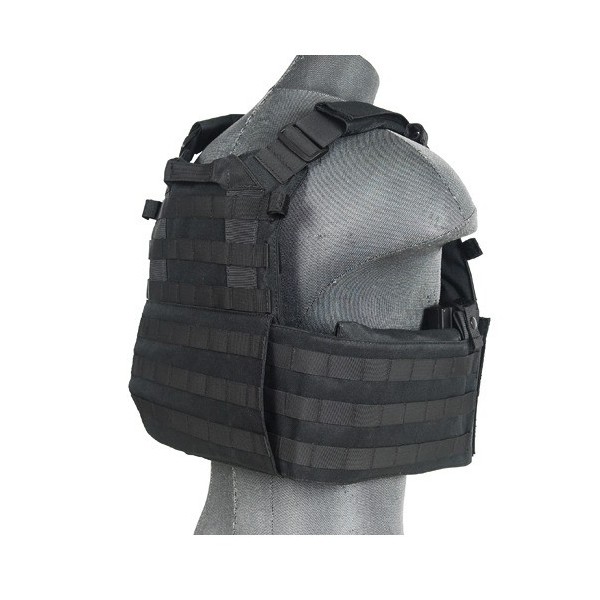 Veste Plate Carrier 1000D noire 