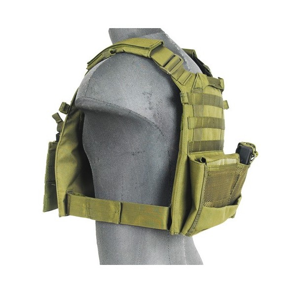 Veste Plate Carrier 1000D OD 