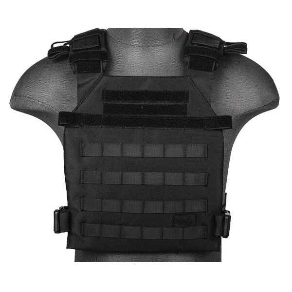 Gilet léger Plate carrier noir 1000D 