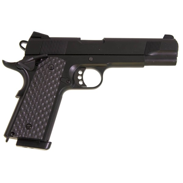 Réplique GBB 1911 MEU Raven full metal gaz noir 1,0J 