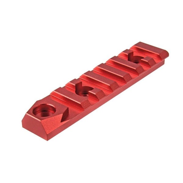 Rail Keymod 7 slots avec attache sangle QD Rouge 