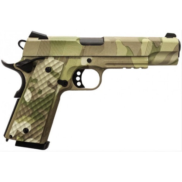 Réplique GBB 1911 MEU Rail Raven full metal gaz Camo 1,0J 