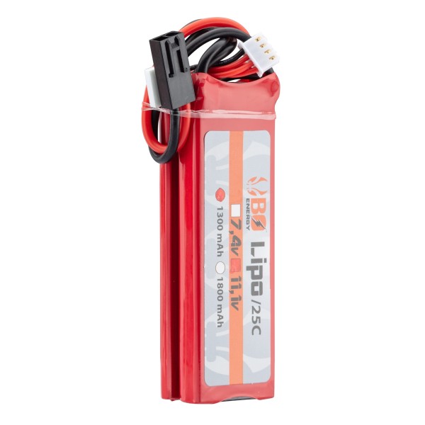 2 sticks batterie Lipo 3S 11.1V 1300mAh 25C 