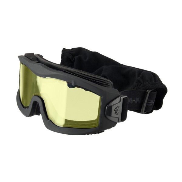 Masque série AERO Thermal noir jaune 