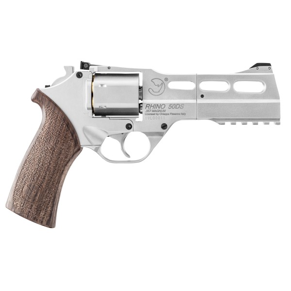 Réplique Airsoft revolver CO2 CHIAPPA RHINO 50DS Nickel 0,95J 