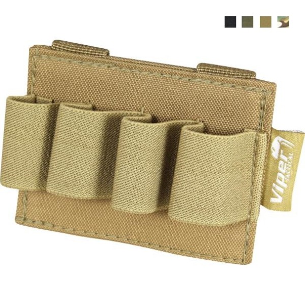 Porte cartouche Molle 4 emplacements Viper 