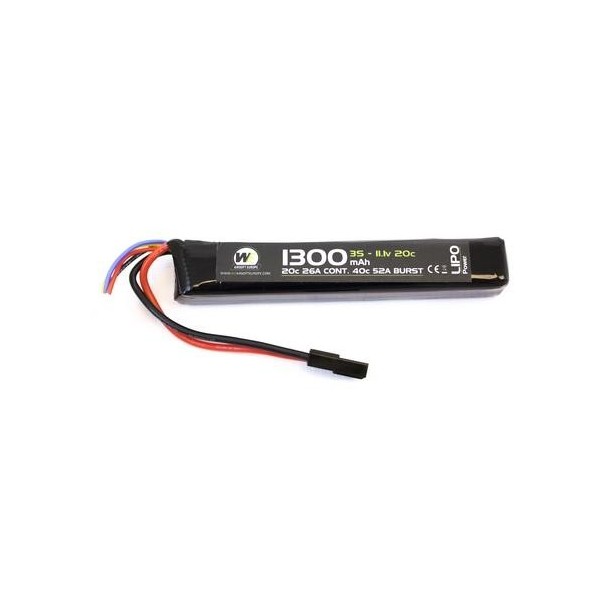 Batterie LiPo 11,1 v / 1300 mah 20c 1 stick 