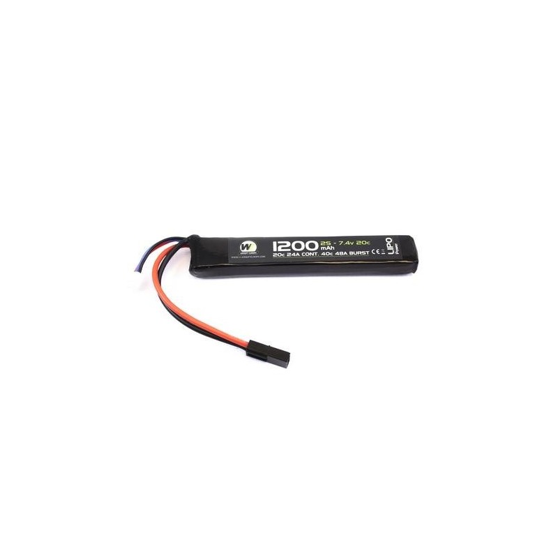 Batterie LiPo 7,4 v / 1200 mah 20c 1 stick Batterie LiPo 7,4 v / 1200 mah 20c 1 stick