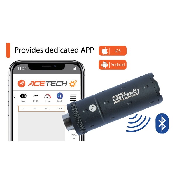 Tracer Airsoft Lighter BT Bluetooth Acetech 