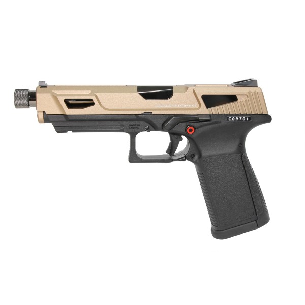 Réplique GBB pistolet GTP9 gaz 0,9J MS DST Gold 