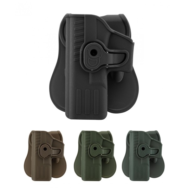 Holster rigide Quick Release pour Glock 17 Gaucher 