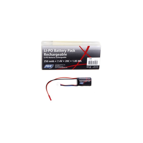 HPA batterie Lipo 2S 7.4V 250mAh 20C 