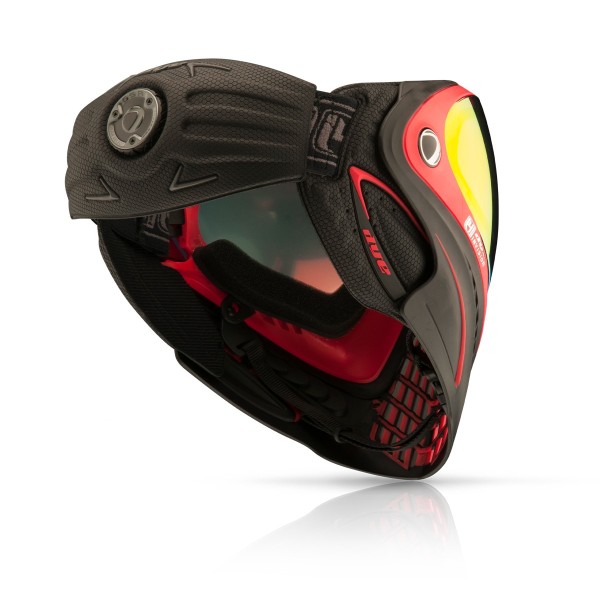 Masque Dye I4 PRO Meltdown rouge et noir 