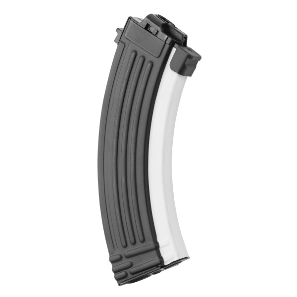 Chargeur mid-cap 90 billes White Storm pour AK Next GEN Tokyo Marui 