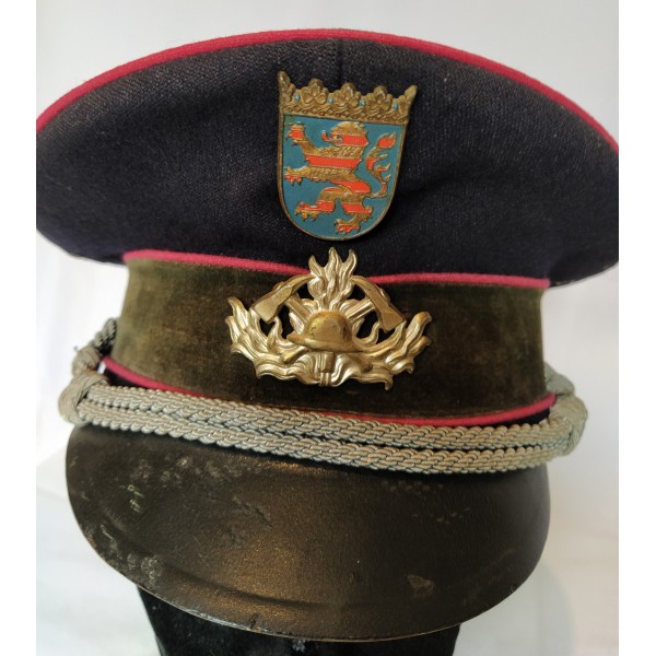 Casquette officier pompier allemand