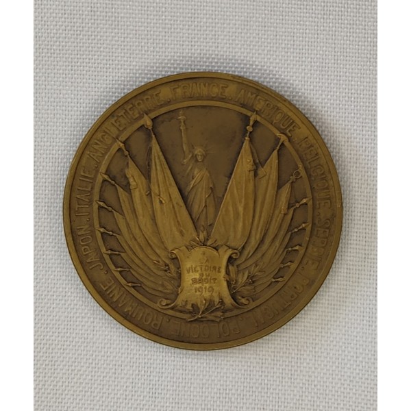 Médaille commémorative défilé allié à paris en 1919