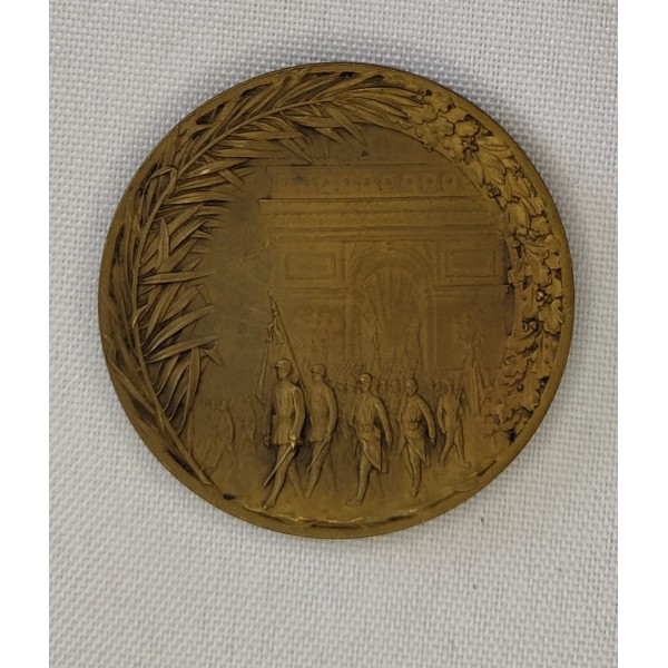 Médaille commémorative défilé allié à paris en 1919