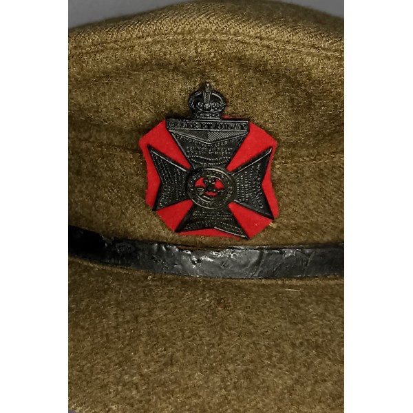 Casquette troupes anglaise ww1 king's royal rifle